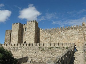 A view of the side of the castle.