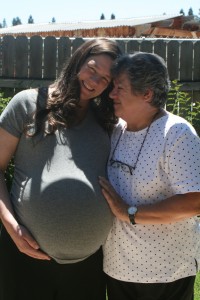 So happy my mom is here!