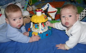 13_alex_dom_carousel_cute Alex (left) and Dom with their carousel