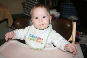 Alex decides sweet potatoes are yummy.