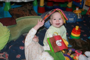 Alex learning by osmosis.