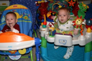 Alex (left) & Dom: Having fun!