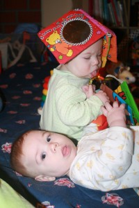 Who will win this contest of wills for the crinkly book?