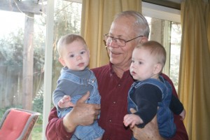 Dom (left) & Alex: Papa loves on his boys!