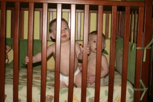 Alex (left) & Dom: Trapped! We're trapped!