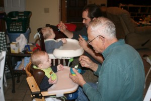 Dom: I'm ready, Papa. I'm ready. Ahhhh....