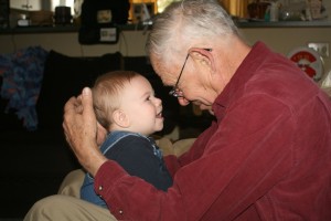 Alex loves his papa!