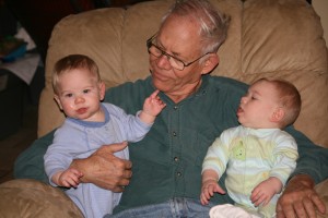 Alex: That's our Papa! He's lots of fun!