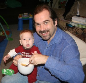 Yummy cobbler for Daddy