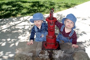 Dom (left) & Alex at the Jack & Jill Well