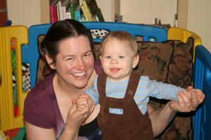 Mom with Alex