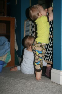 Dom (sitting) & Alex: What's on the other side? (June 11, 2011)