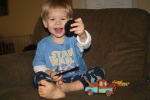 Dom has a new haircut (Sept. 26, 2012)