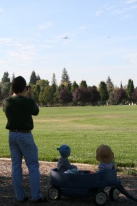 Puck, Dom, and Alex watching Endeavor