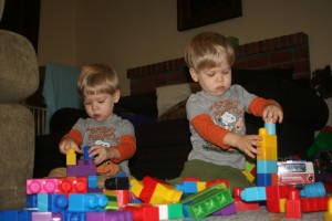 Dom and Alex building towers