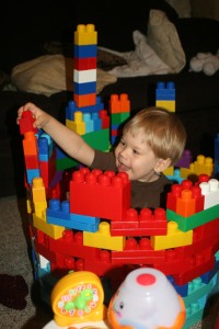 Dom in his megablok tower.