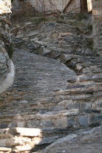 These old stairs were very interesting.