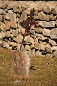 Marker at Santa Coloma (Click for Hi-Res)