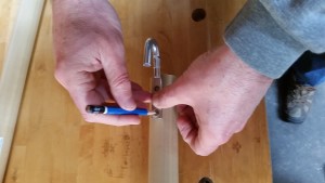 Use the Rope Hook as your Stencil for your Drill Guide