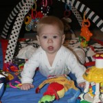Alex: Crawling is in my near future!