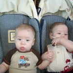 Dom (left) and Alex holding hands.
