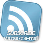 Subscribe via RSS or e-mail